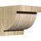 Ekena Millwork Alpine Rough Sawn Corbel, Douglas Fir, 6"W x 6"D x 6"H COR06X06X06ALP00RDF - alternate 1